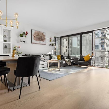 Spacious Modern 2Br Apartment At Central Oslo Barcode Exterior photo