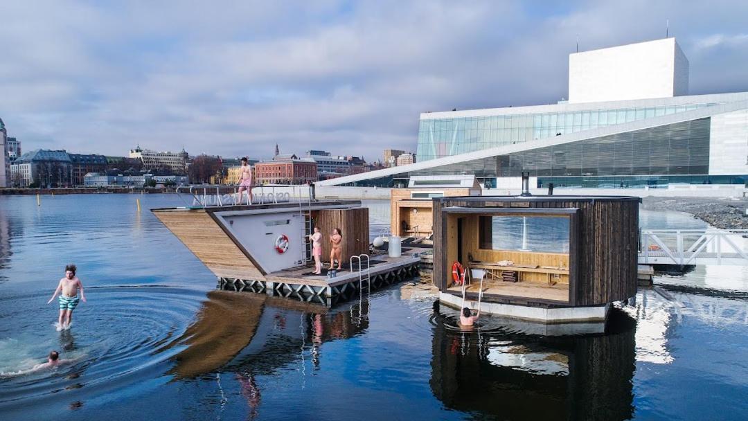 Spacious Modern 2Br Apartment At Central Oslo Barcode Exterior photo
