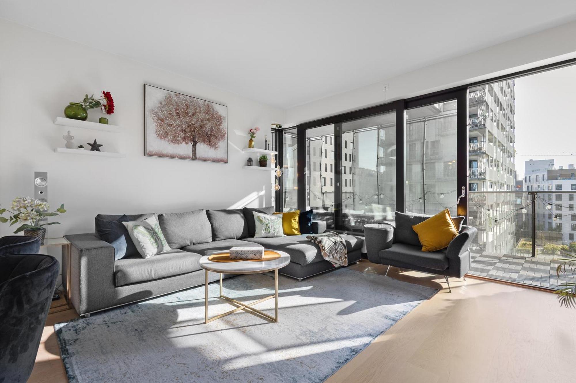 Spacious Modern 2Br Apartment At Central Oslo Barcode Exterior photo