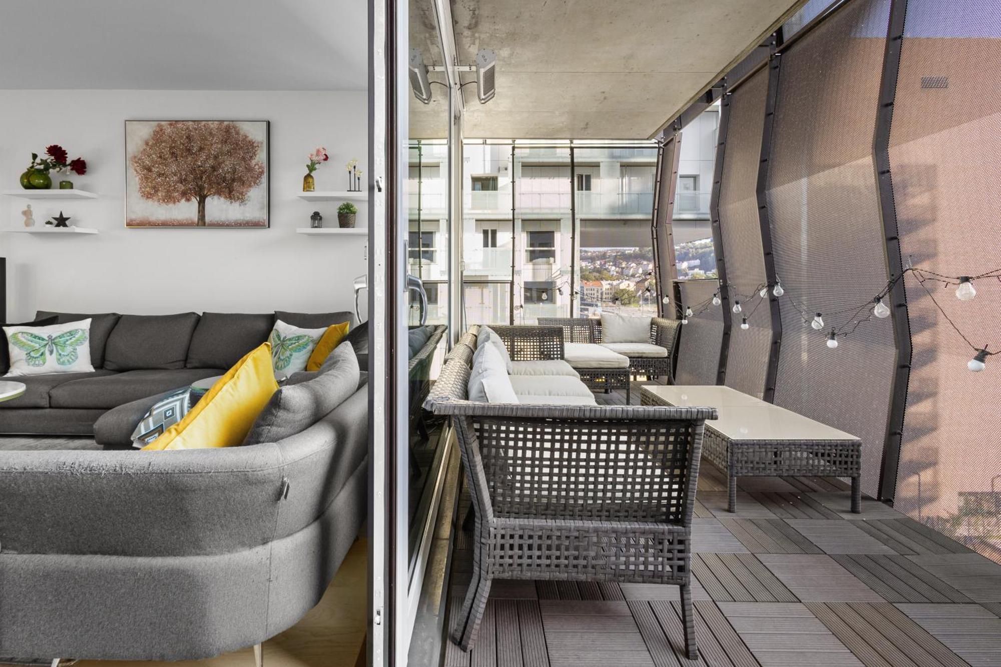 Spacious Modern 2Br Apartment At Central Oslo Barcode Exterior photo